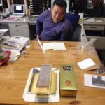 展示会前の準備中！カステラで一息つきました☆