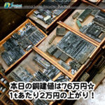 【銅相場情報2014.5.15】活字鉛を偲んで・・・