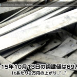 【銅相場情報 2015.10.13】1tあたり2万円上がりの69万円☆