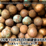 【銅相場情報 2015.10.26】銅で出来た謎の球体？「含リン銅」のお話☆