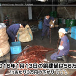 【銅相場情報 2016.1.13】3万円下がりの56万円に改定！