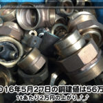 【銅相場情報 2016.5.27】2万円上がりの56万円⤴⤴