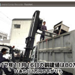 【銅建値情報 2017.11.16】1tあたり1万円下がりの80万円に改定⤵☆